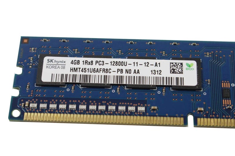 SK Hynix Hynix 4GB PC3-12800U DDR3-1600 1RX8 Non-ECC UDIMM Memory HMT451U6AFR8C-PB - Image 3